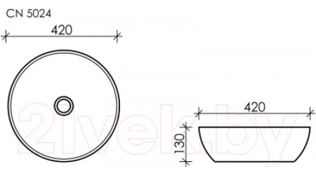 Умывальник Ceramica Nova Element CN5024