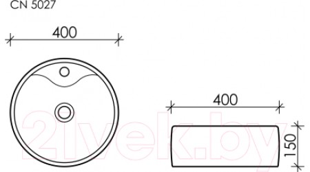 Умывальник Ceramica Nova Element CN5027