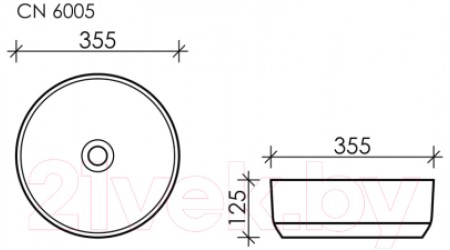 Умывальник Ceramica Nova Element CN6005