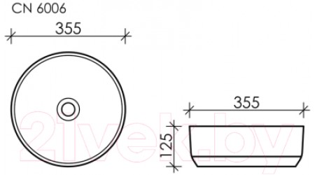 Умывальник Ceramica Nova Element CN6006