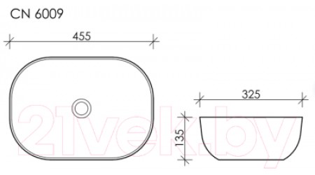 Умывальник Ceramica Nova Element CN6009