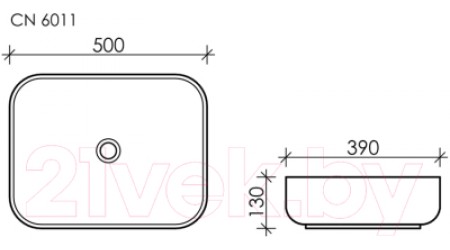 Умывальник Ceramica Nova Element CN6011
