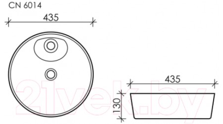 Умывальник Ceramica Nova Element CN6014