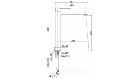 Смеситель Paffoni Elle EL081NO3 