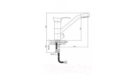 Смеситель Zollen Emden EM76611111 