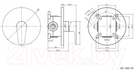 Смеситель Slovarm EN.3522.B 