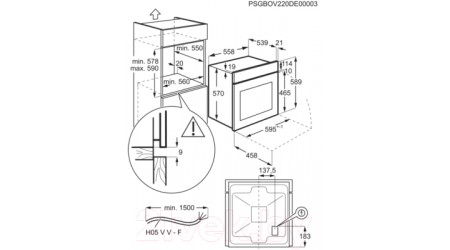Электрический духовой шкаф Electrolux EOF5C50BZ