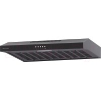 Вытяжка плоская Krona Ermina 600 black PB / КА-00001059