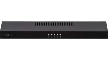 Вытяжка плоская Krona Ermina 600 black PB / КА-00001059