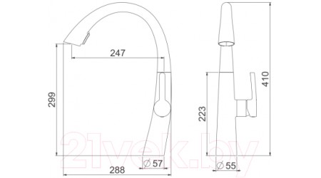 Смеситель Slovarm ES.3508.G 