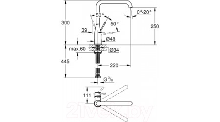 Смеситель GROHE Essence 30269DC0 