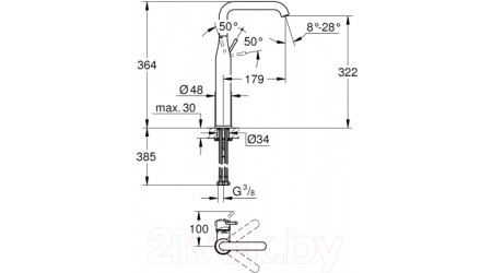 Смеситель GROHE Essence 32901001 