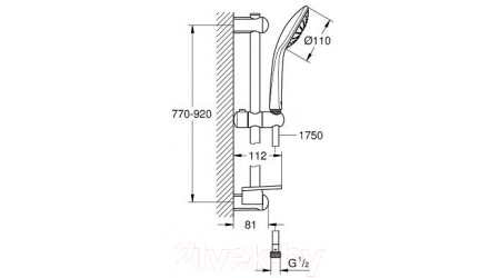 Душевой гарнитур GROHE Euphoria 110 Mono 27267001