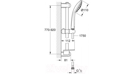 Душевой гарнитур GROHE Euphoria Massage 27226001
