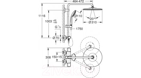 Душевая система GROHE Euphoria System 26723000