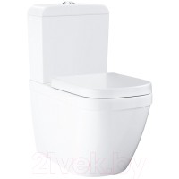 Унитаз напольный GROHE Euro 39338000 + 39332000 + 39330001