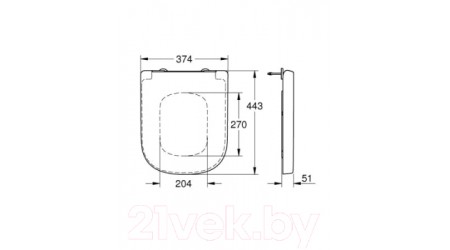 Унитаз напольный GROHE Euro 39338000 + 39332000 + 39330001