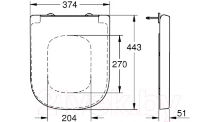 Унитаз подвесной с инсталляцией GROHE Euro Ceramic 39206000 + 39331001 + 792824