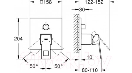 Корпус для скрытого монтажа GROHE Eurocube 24094000 
