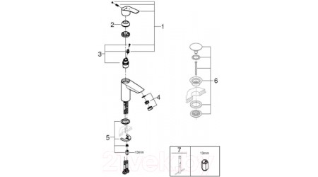 Смеситель GROHE Eurosmart 32154003 