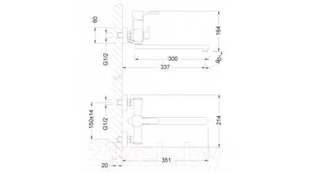 Смеситель LEMARK Evitta LM0551C 