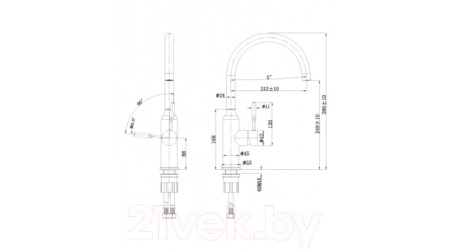 Смеситель LEMARK Expert LM5079S 