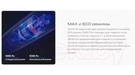 Вертикальный пылесос Atvel F16
