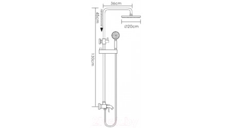 Душевая система Frap F2416