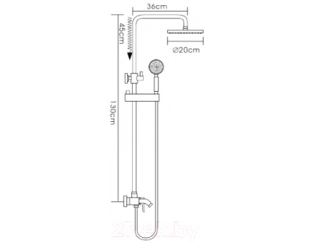 Душевая система Frap F2416