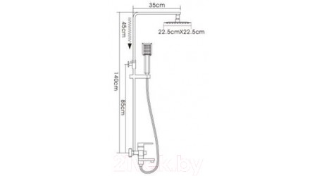 Душевая система Frap F2420