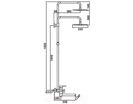 Душевая система Frap F24801-6
