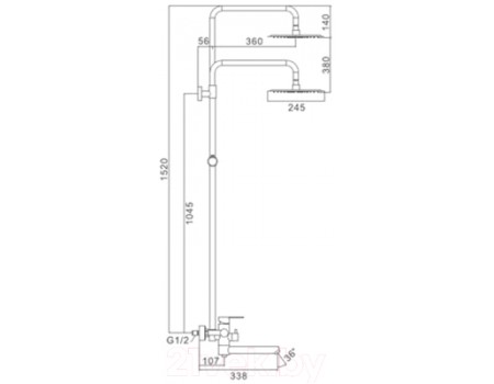 Душевая система Frap F24801