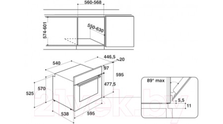 Электрический духовой шкаф Hotpoint-Ariston FA2 540 H IX HA
