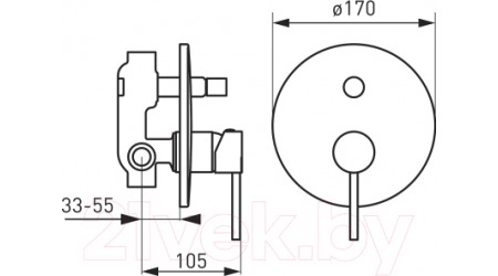 Смеситель Ferro Fiesta BFI7P 