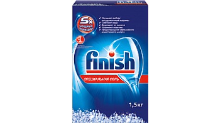 Соль для посудомоечных машин Finish Специальная соль (1.5кг)