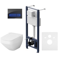 Унитаз подвесной с инсталляцией AM.PM FlashClean IS450A38.CCC50A