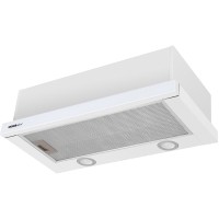 Вытяжка телескопическая HOMSair Flat 60 Glass (белый)