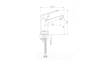Смеситель Cersanit Flavis 63034 