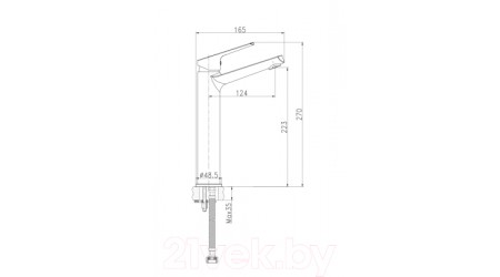 Смеситель Cersanit Flavis 63038 