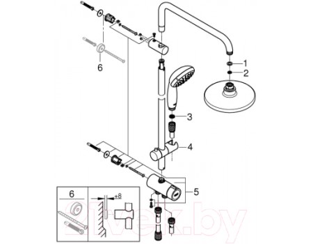Душевая система GROHE Flex 26382001