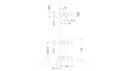 Смеситель LEMARK Flora LM0103C 