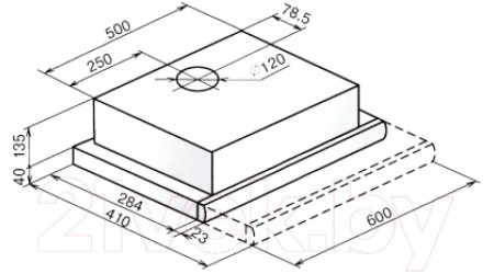 Вытяжка телескопическая Faber Flox WH A60 (110.0436.365)