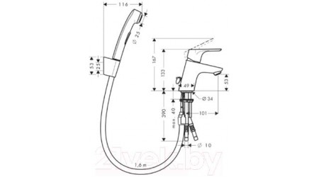 Смеситель Hansgrohe Focus 31926000 