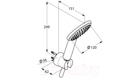 Душевой гарнитур Kludi Freshline 6785005-00