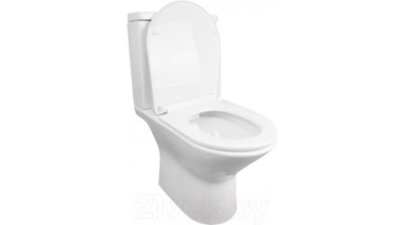 Унитаз напольный Azario Fretta New AZ-1223B (с сиденьем)