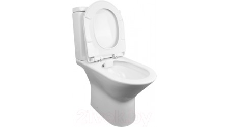 Унитаз напольный Azario Fretta New AZ-1223B (с сиденьем)