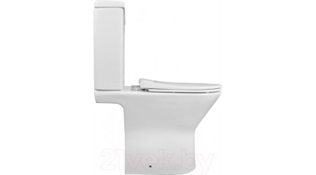 Унитаз напольный Azario Fretta New AZ-1223B (с сиденьем)