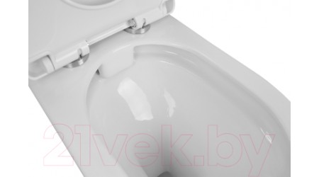 Унитаз напольный Azario Fretta New AZ-1223B (с сиденьем)