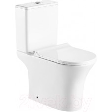 Унитаз напольный Azario Fretta Round AZ-7121-G (с сиденьем)