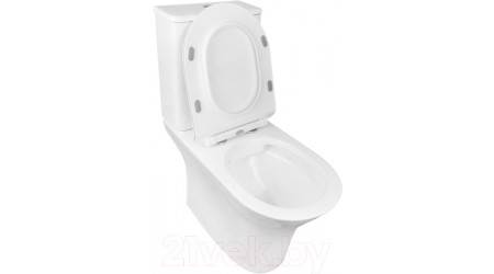 Унитаз напольный Azario Fretta Round AZ-7121-G (с сиденьем)